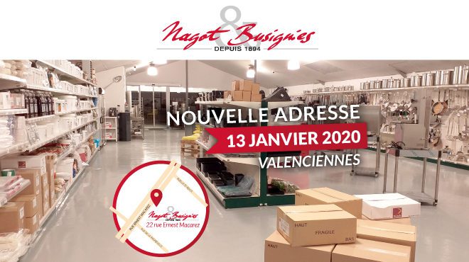 Le magasin de Valenciennes déménage !